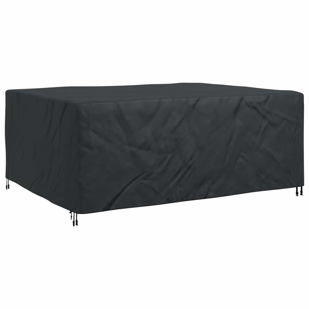 vidaXL Κάλυμμα επίπλων Μονόχρωμο Μαύρο 240 x 190 x 90 εκ. 420D
