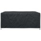 vidaXL Κάλυμμα επίπλων Μονόχρωμο Μαύρο 240 x 190 x 90 εκ. 420D