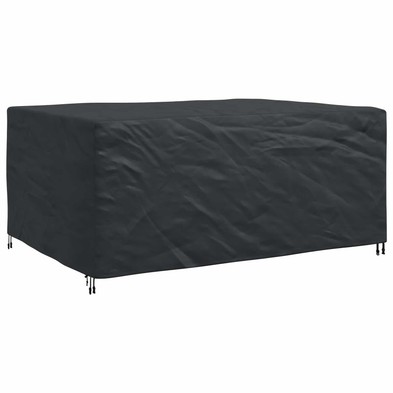 vidaXL Κάλυμμα επίπλων Μονόχρωμο Μαύρο 240 x 160 x 100 εκ. 210D