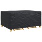 vidaXL Κάλυμμα επίπλων Μονόχρωμο Μαύρο 240 x 160 x 100 εκ. 210D