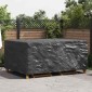 vidaXL Κάλυμμα επίπλων Μονόχρωμο Μαύρο 240 x 160 x 100 εκ. 210D
