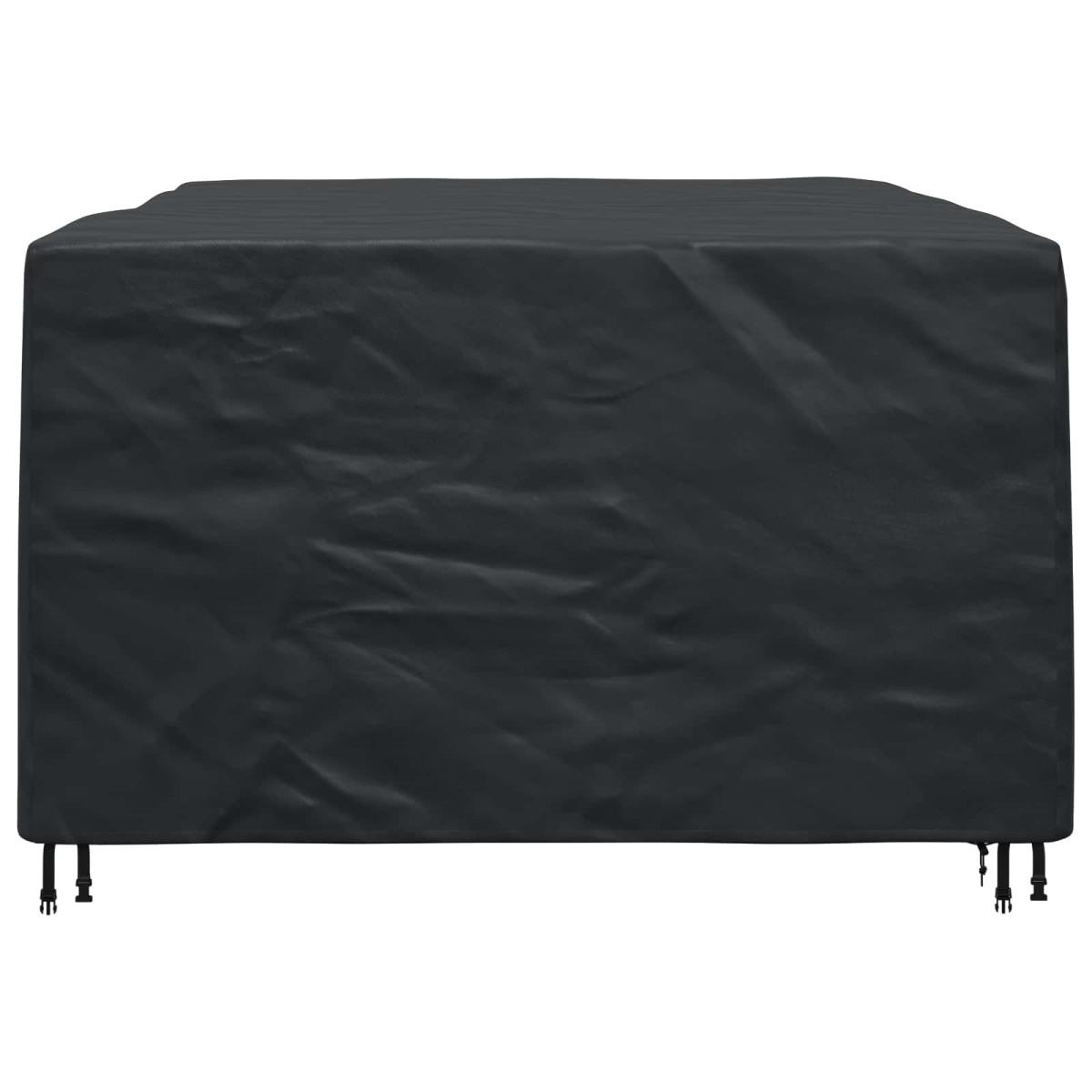 vidaXL Κάλυμμα επίπλων Μονόχρωμο Μαύρο 240 x 180 x 100 εκ. 210D