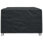 vidaXL Κάλυμμα επίπλων Μονόχρωμο Μαύρο 240 x 180 x 100 εκ. 210D