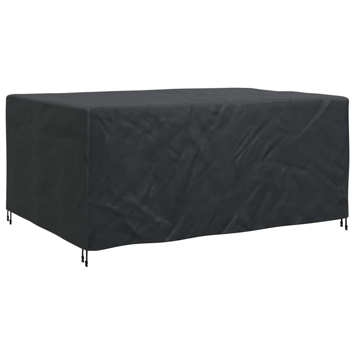 vidaXL Κάλυμμα επίπλων Μονόχρωμο Μαύρο 240 x 180 x 100 εκ. 210D