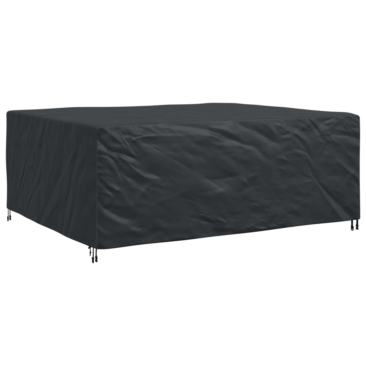 vidaXL Κάλυμμα επίπλων Μονόχρωμο Μαύρο 250 x 210 x 70 εκ. 420D