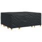 vidaXL Κάλυμμα επίπλων Μονόχρωμο Μαύρο 250 x 210 x 70 εκ. 420D