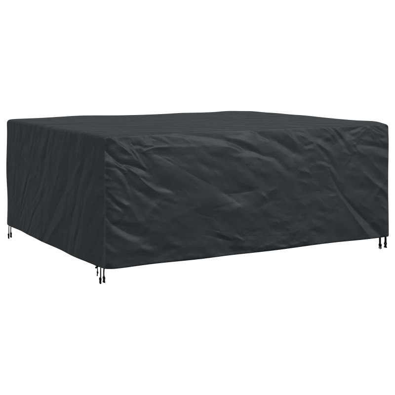 vidaXL Κάλυμμα επίπλων Μονόχρωμο Μαύρο 250 x 210 x 90 cm 420D