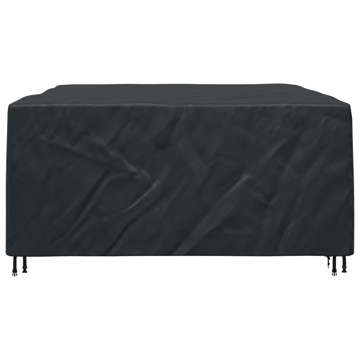 vidaXL Κάλυμμα επίπλων Μονόχρωμο Μαύρο 250 x 210 x 90 cm 420D