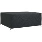 vidaXL Κάλυμμα επίπλων Μονόχρωμο Μαύρο 250 x 210 x 90 cm 600D