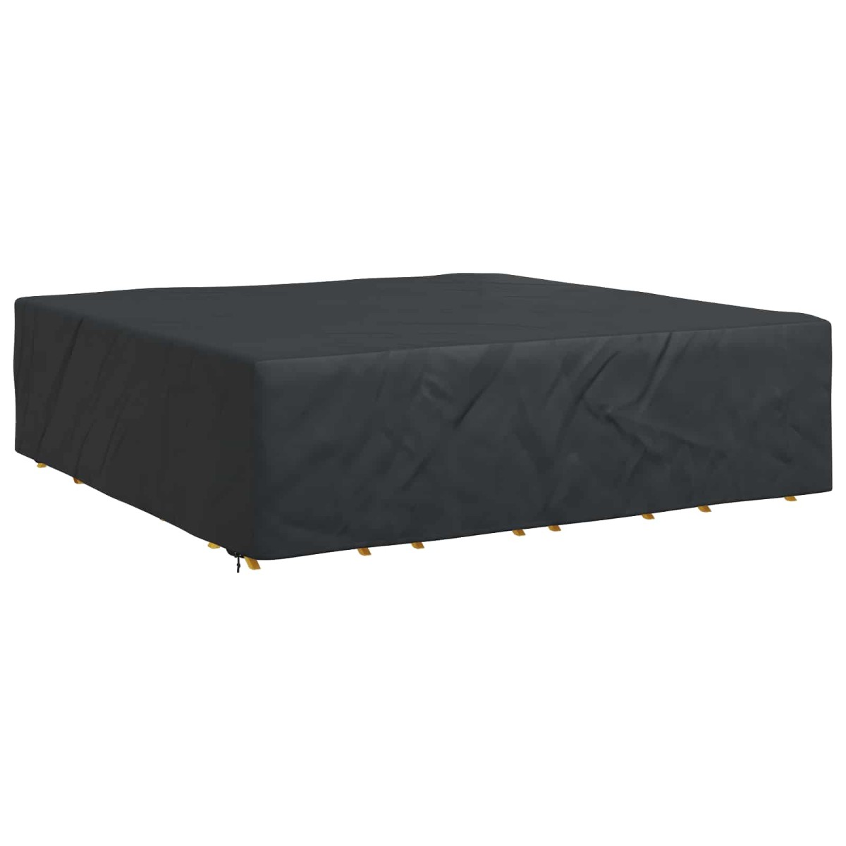 vidaXL Κάλυμμα επίπλων Μονόχρωμο Μαύρο 260 x 260 x 70 εκ. 210D