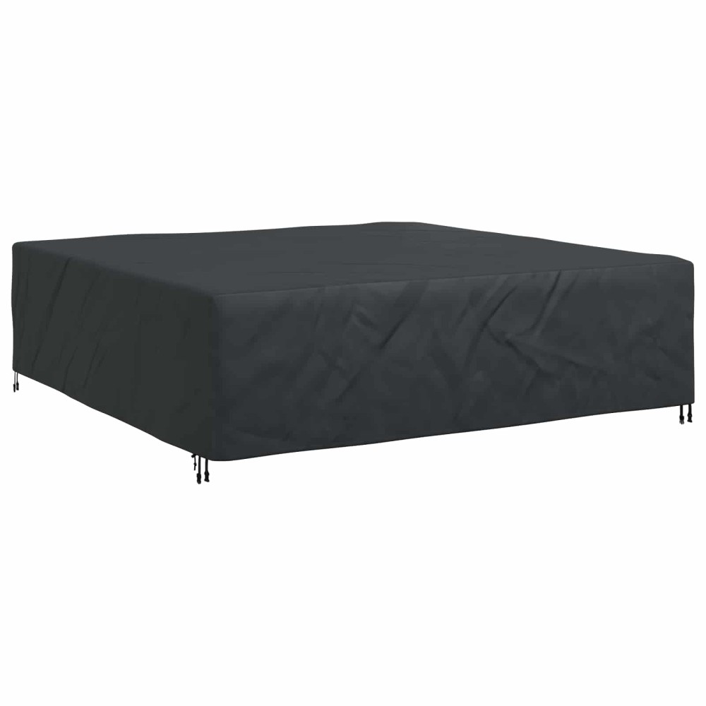 vidaXL Κάλυμμα επίπλων Μονόχρωμο Μαύρο 275 x 275 x 70 εκ. 600D