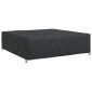 vidaXL Κάλυμμα επίπλων Μονόχρωμο Μαύρο 275 x 275 x 70 εκ. 600D