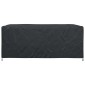 vidaXL Κάλυμμα επίπλων Μονόχρωμο Μαύρο 280 x 204 x 106 εκ. 210D