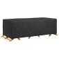vidaXL Κάλυμμα επίπλων Μονόχρωμο Μαύρο 300 x 110 x 70 εκ. 210D