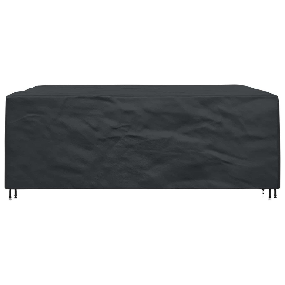 vidaXL Κάλυμμα επίπλων Μονόχρωμο Μαύρο 300 x 250 x 70 εκ. 600D