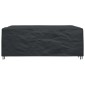 vidaXL Κάλυμμα επίπλων Μονόχρωμο Μαύρο 300 x 250 x 70 εκ. 600D