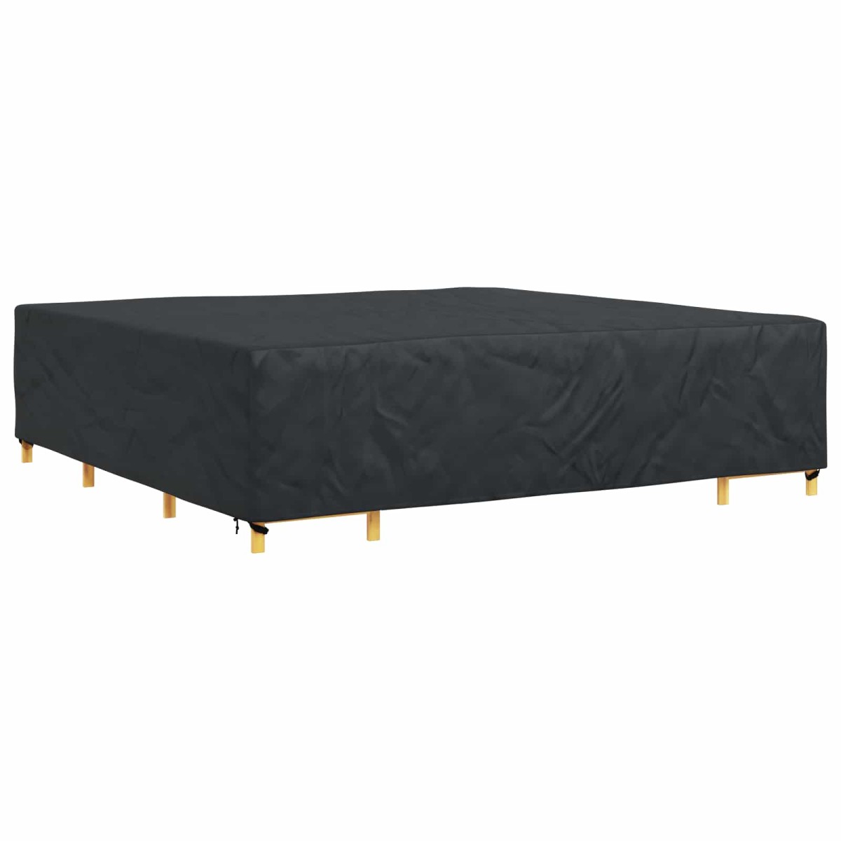 vidaXL Κάλυμμα επίπλων Μονόχρωμο Μαύρο 300 x 300 x 70 cm 210D