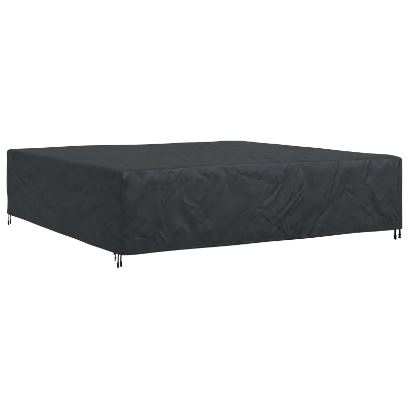 vidaXL Κάλυμμα επίπλων Μονόχρωμο Μαύρο 300 x 300 x 70 cm 420D
