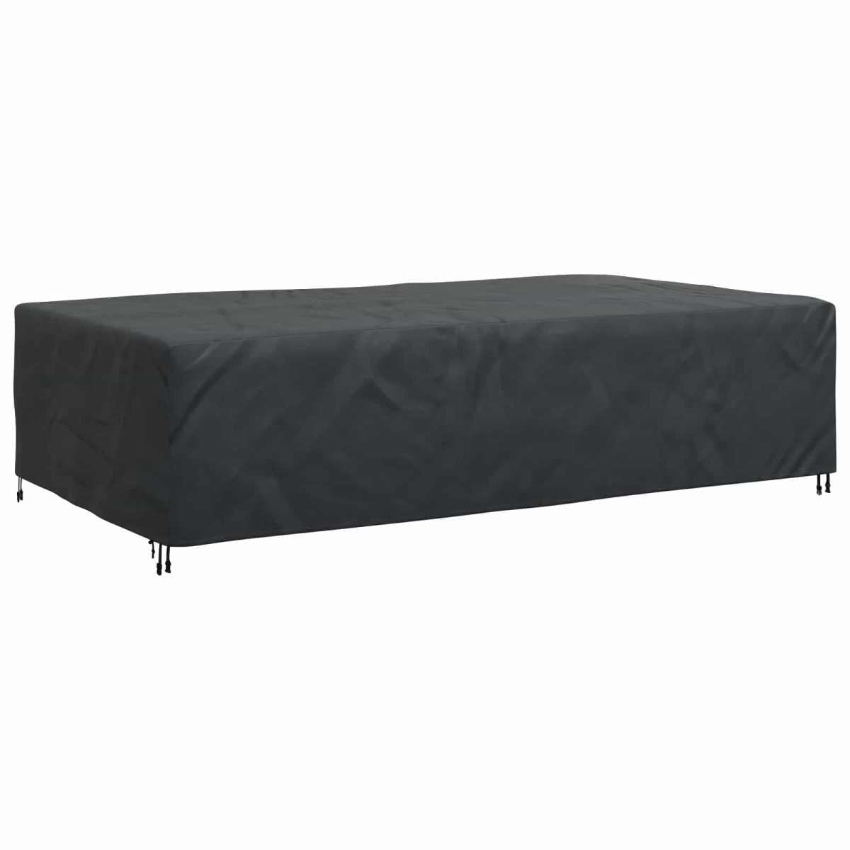 vidaXL Κάλυμμα επίπλων Μονόχρωμο Μαύρο 305 x 190 x 85 εκ. 210D