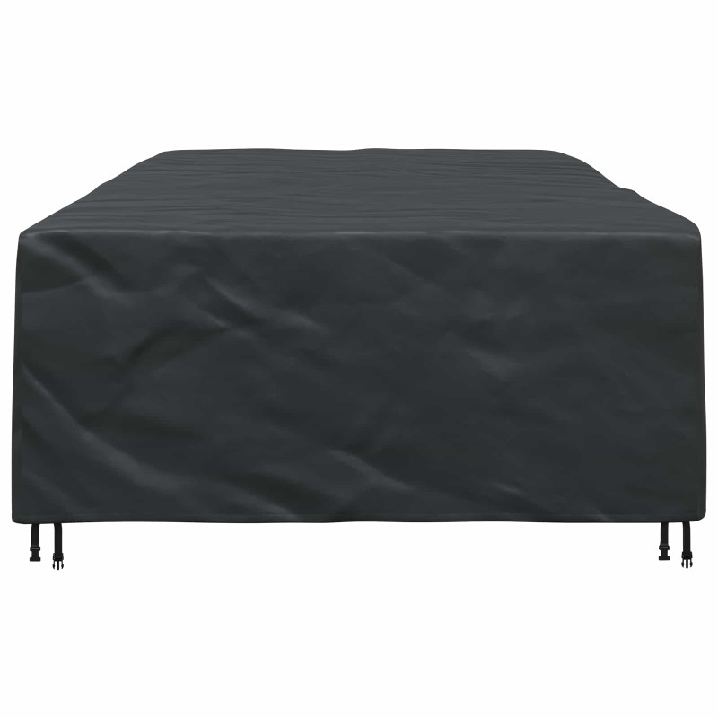 vidaXL Κάλυμμα επίπλων Μονόχρωμο Μαύρο 315 x 180 x 74 cm 210D