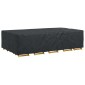 vidaXL Κάλυμμα επίπλων Μονόχρωμο Μαύρο 315 x 180 x 74 cm 420D