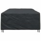 vidaXL Κάλυμμα επίπλων Μονόχρωμο Μαύρο 315 x 180 x 74 cm 420D