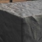 vidaXL Κάλυμμα επίπλων Μονόχρωμο Μαύρο 315 x 180 x 74 cm 600D