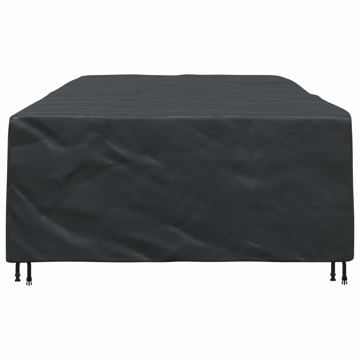 vidaXL Κάλυμμα επίπλων Μονόχρωμο Μαύρο 315 x 180 x 74 cm 600D