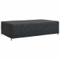 vidaXL Κάλυμμα επίπλων Μονόχρωμο Μαύρο 315 x 180 x 74 cm 600D