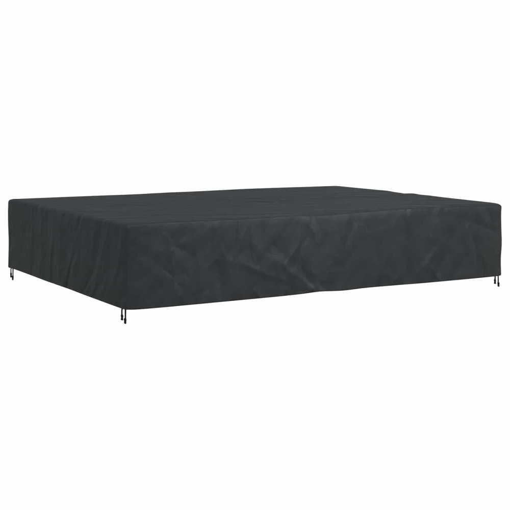 vidaXL Κάλυμμα επίπλων Μονόχρωμο Μαύρο 400 x 300 x 70 cm 210D