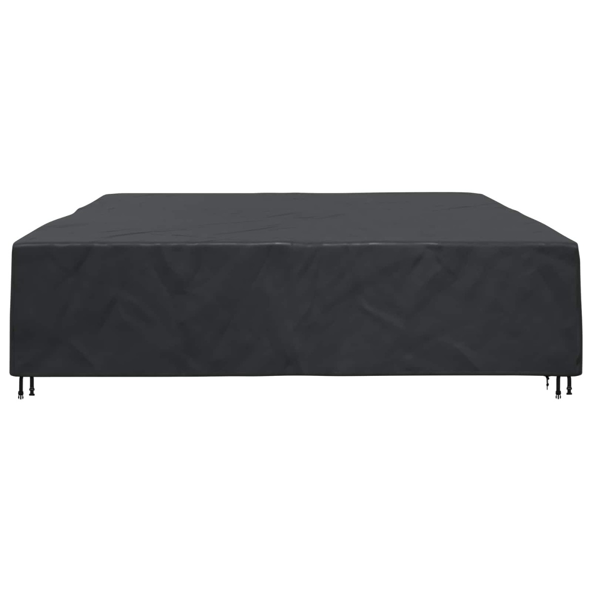 vidaXL Κάλυμμα επίπλων Μονόχρωμο Μαύρο 400 x 300 x 70 cm 420D
