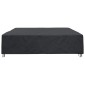 vidaXL Κάλυμμα επίπλων Μονόχρωμο Μαύρο 400 x 300 x 70 cm 420D