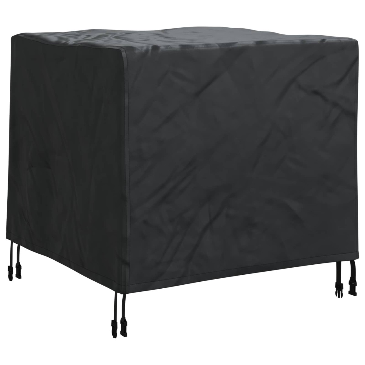vidaXL Κάλυμμα επίπλων Μαύρο 64 x 64 x 65 εκ Ύφασμα Oxford 210D