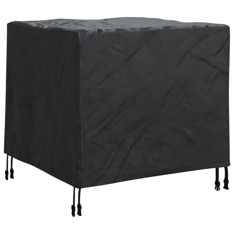 vidaXL Κάλυμμα επίπλων Μαύρο 64 x 64 x 65 εκ Ύφασμα Oxford 210D