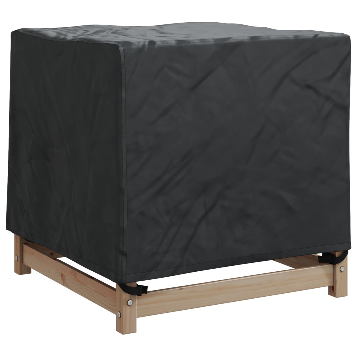 vidaXL Κάλυμμα επίπλων Μαύρο 64 x 64 x 65 εκ Ύφασμα Oxford 210D
