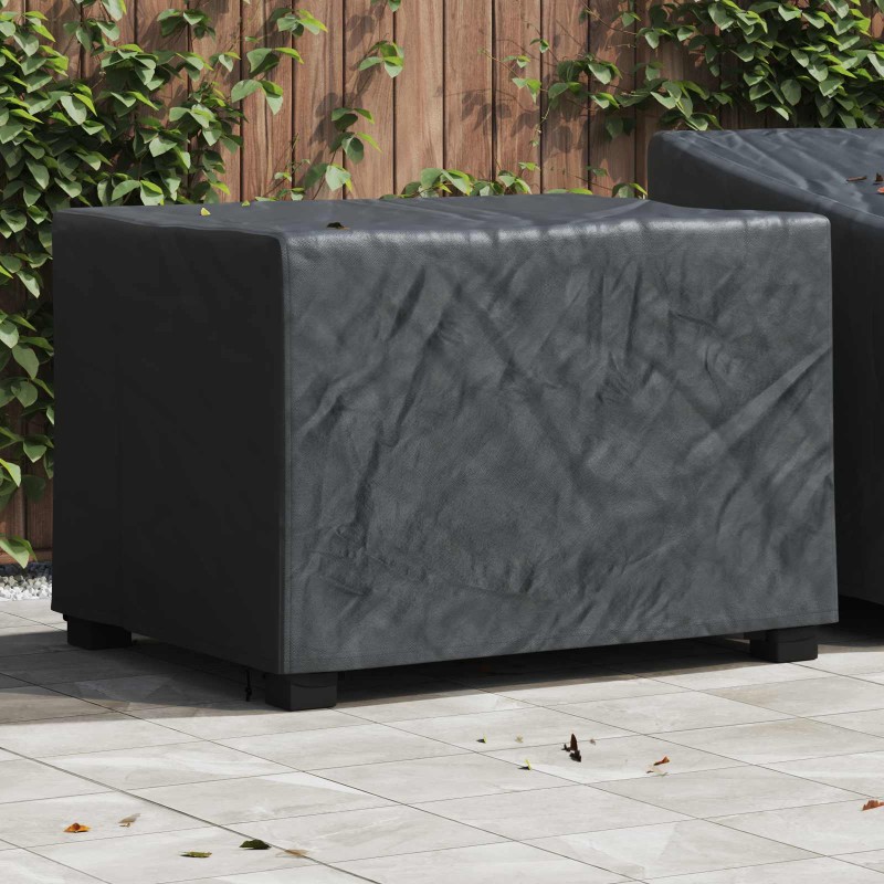 vidaXL Κάλυμμα επίπλων Μαύρο 110 x 84 x 70 εκ Ύφασμα Oxford 210D