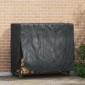 vidaXL Κάλυμμα για ξυλιέρα Μαύρο 61 x 122 x 106 εκ. Υφασμα Oxford 210D
