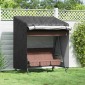 vidaXL Κάλυμμα για κούνια εξωτερικού χώρου 135 x 100 x 165 εκ.