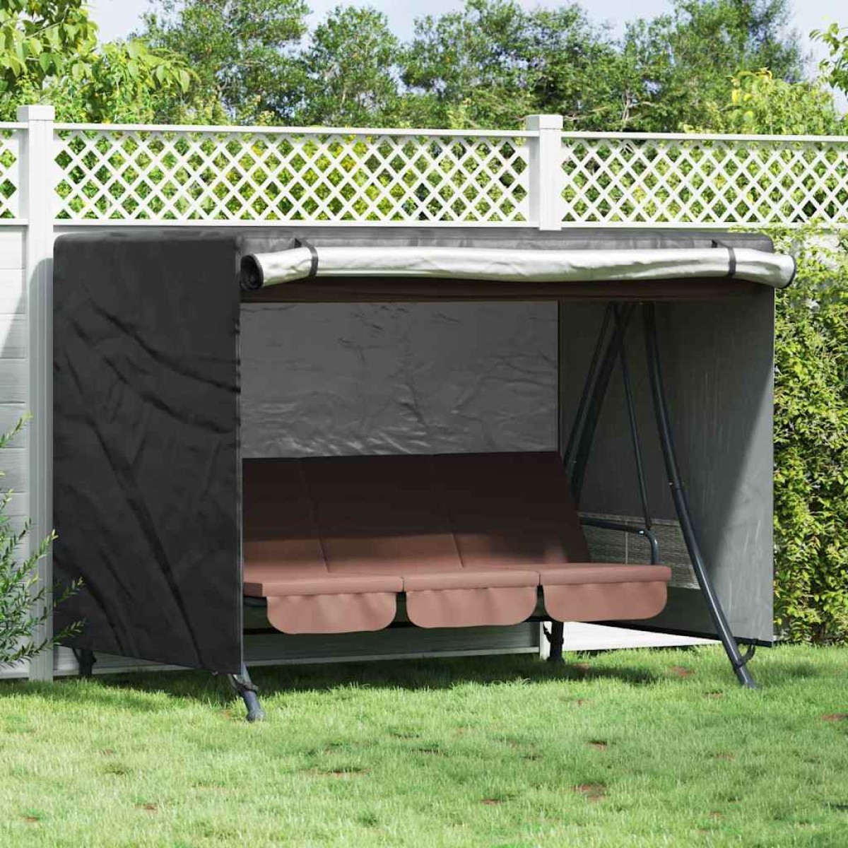 vidaXL Κάλυμμα για κούνια εξωτερικού χώρου 220 x 125 x 170 cm