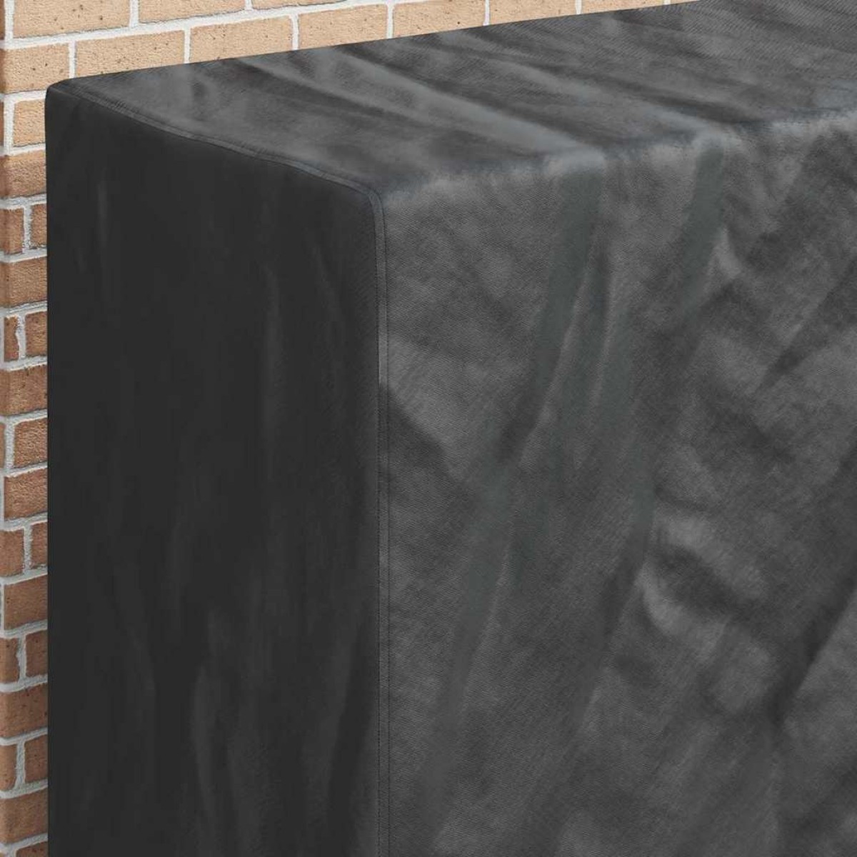 vidaXL Κάλυμμα Τραπέζης Πινγκ Πονγκ Μαύρο 165 x 70 x 185 εκ ύφασμα