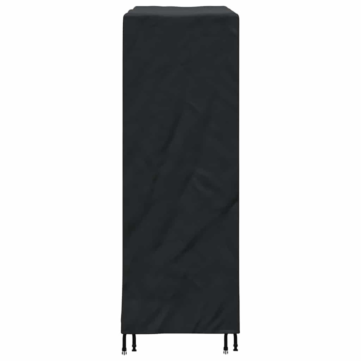 vidaXL Κάλυμμα Τραπέζης Πινγκ Πονγκ Μαύρο 165 x 70 x 185 εκ ύφασμα