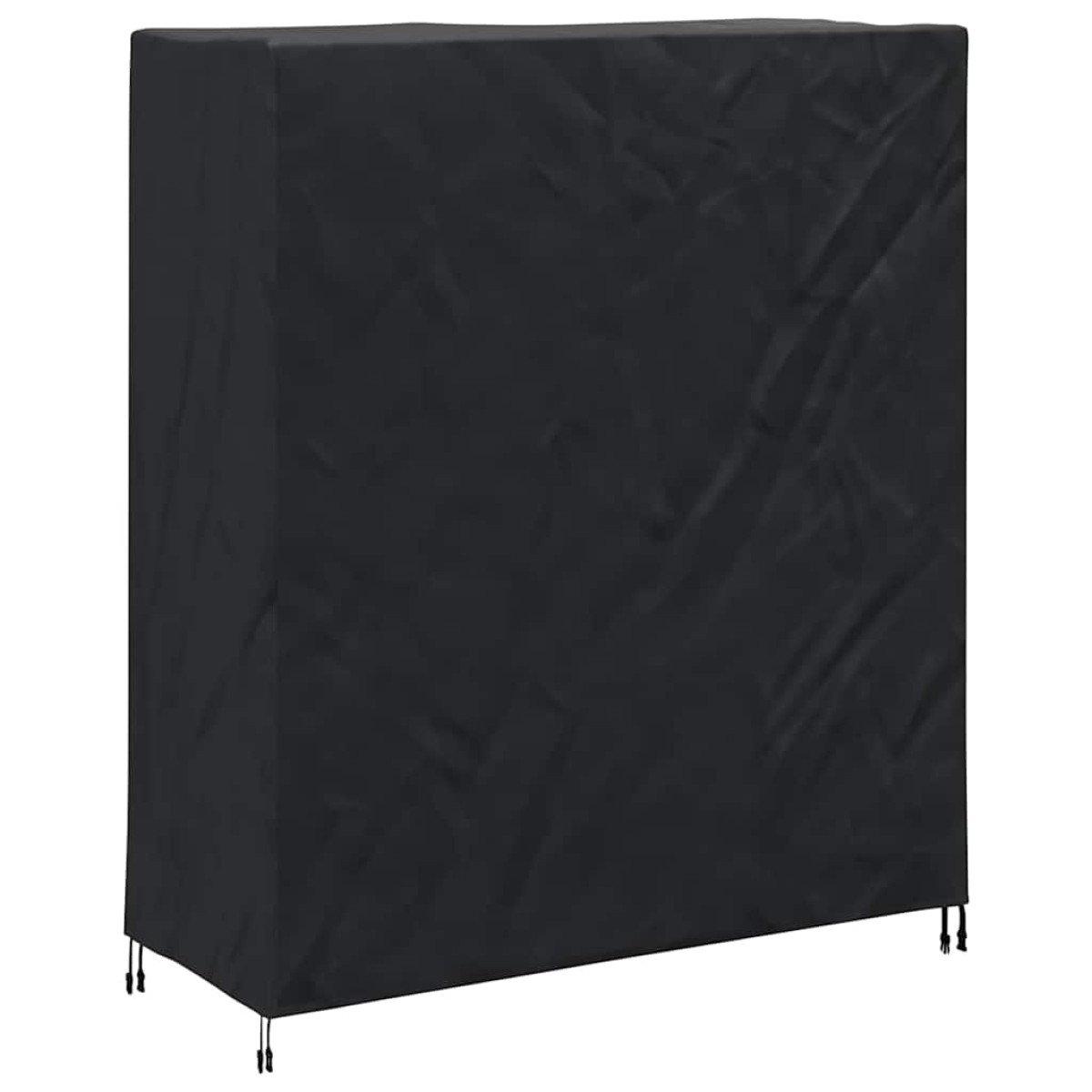 vidaXL Κάλυμμα Τραπέζης Πινγκ Πονγκ Μαύρο 165 x 70 x 185 εκ ύφασμα