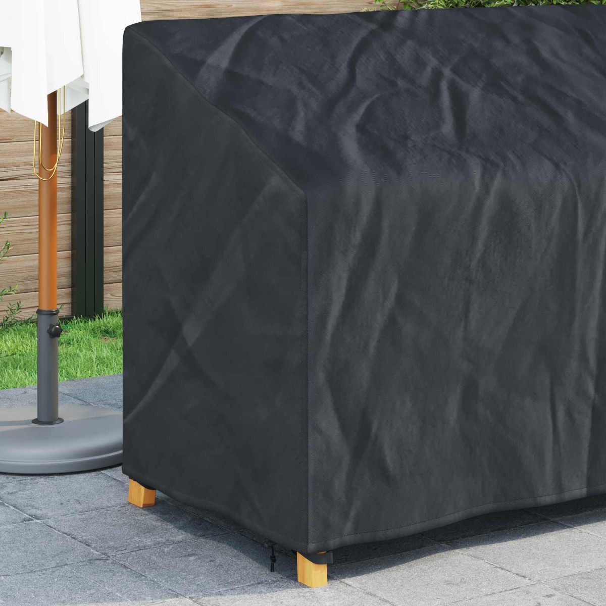 vidaXL Κάλυμμα Παγκάκι Κήπου 165 x 70 x 65 / 94 cm Ύφασμα Oxford 210D
