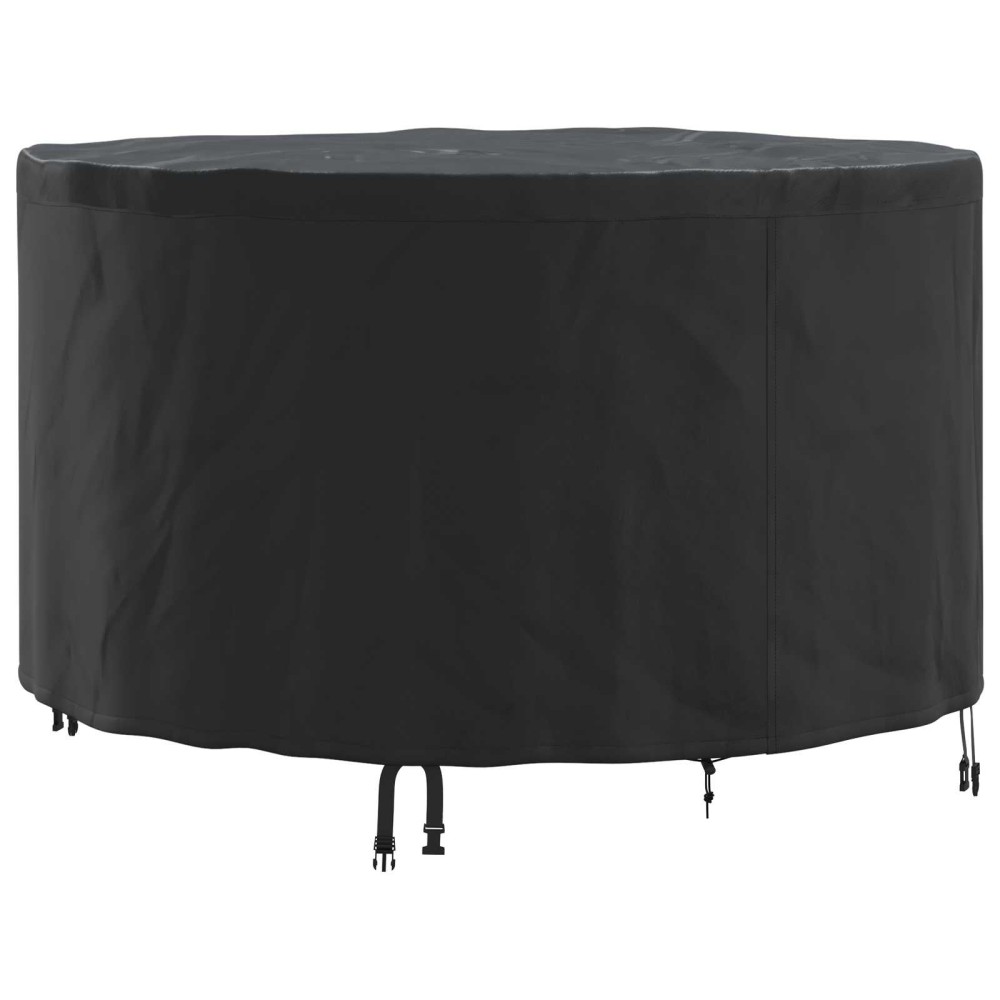 vidaXL Κάλυμμα επίπλων Μαύρο 128 x 128 x 71 εκ. Ύφασμα Oxford 210D