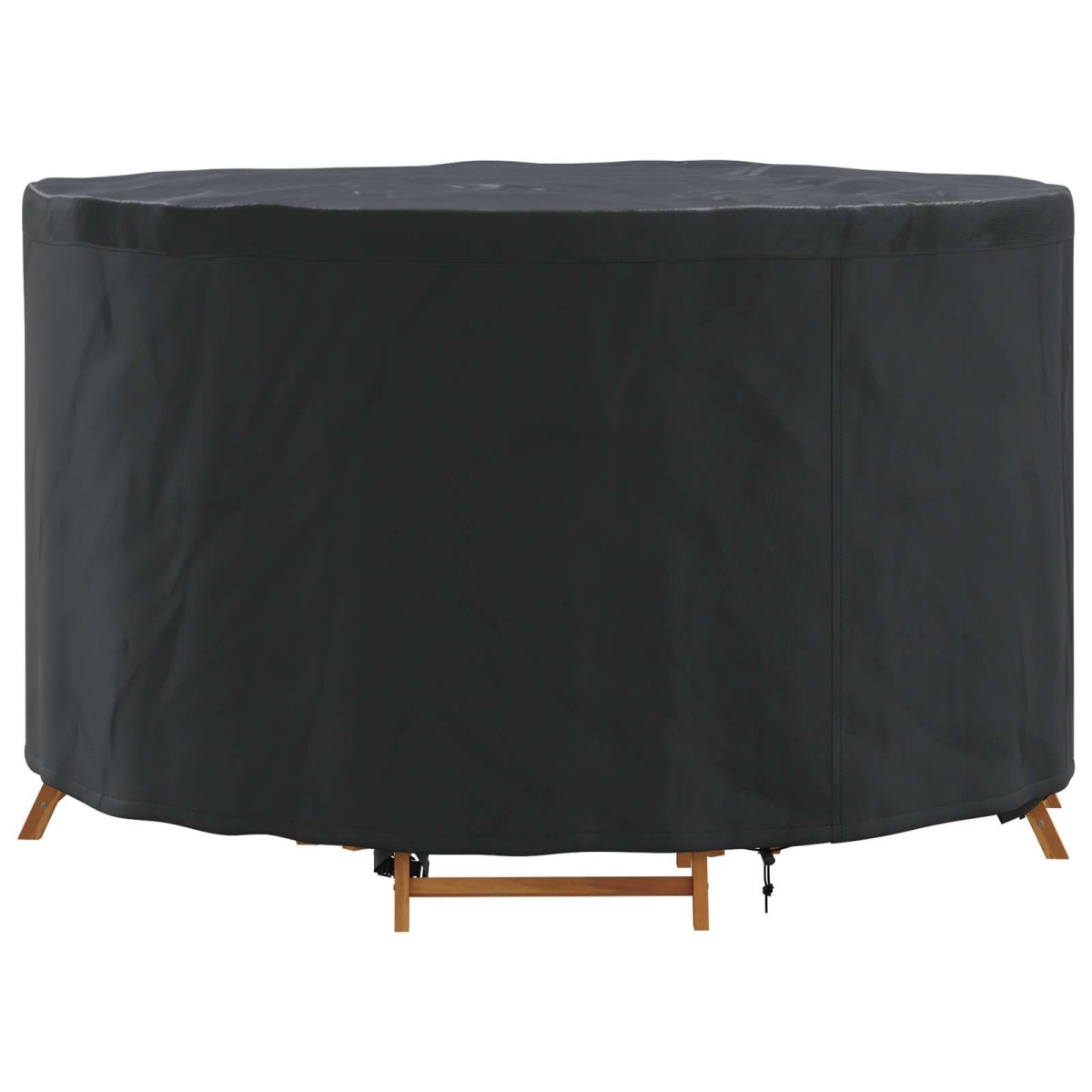 vidaXL Κάλυμμα επίπλων Μαύρο 128 x 128 x 71 εκ. Ύφασμα Oxford 210D