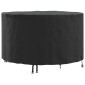 vidaXL Κάλυμμα επίπλων Μαύρο 128 x 128 x 71 εκ. Ύφασμα Oxford 210D