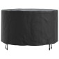 vidaXL Κάλυμμα επίπλων Μαύρο 128 x 128 x 71 εκ. Ύφασμα Oxford 210D