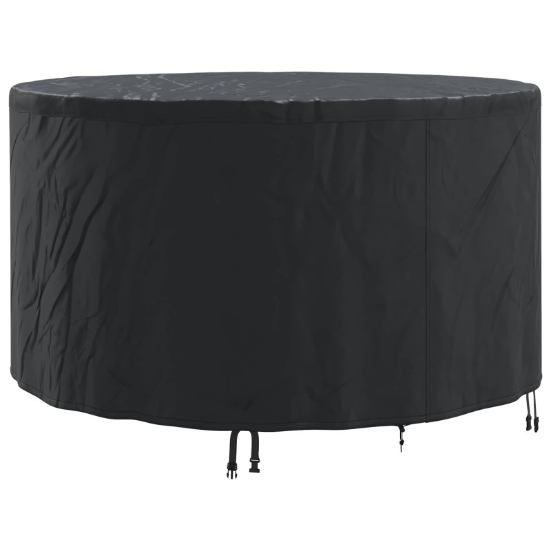 vidaXL Κάλυμμα επίπλων Μαύρο 157 x 157 x 71 εκ. Ύφασμα Oxford 210D