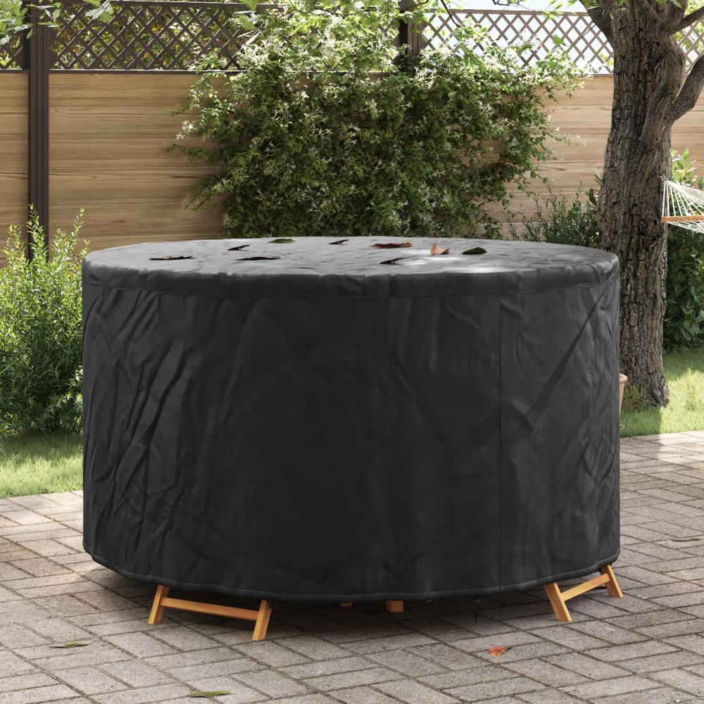 vidaXL Κάλυμμα επίπλων Μαύρο 157 x 157 x 71 εκ. Ύφασμα Oxford 210D