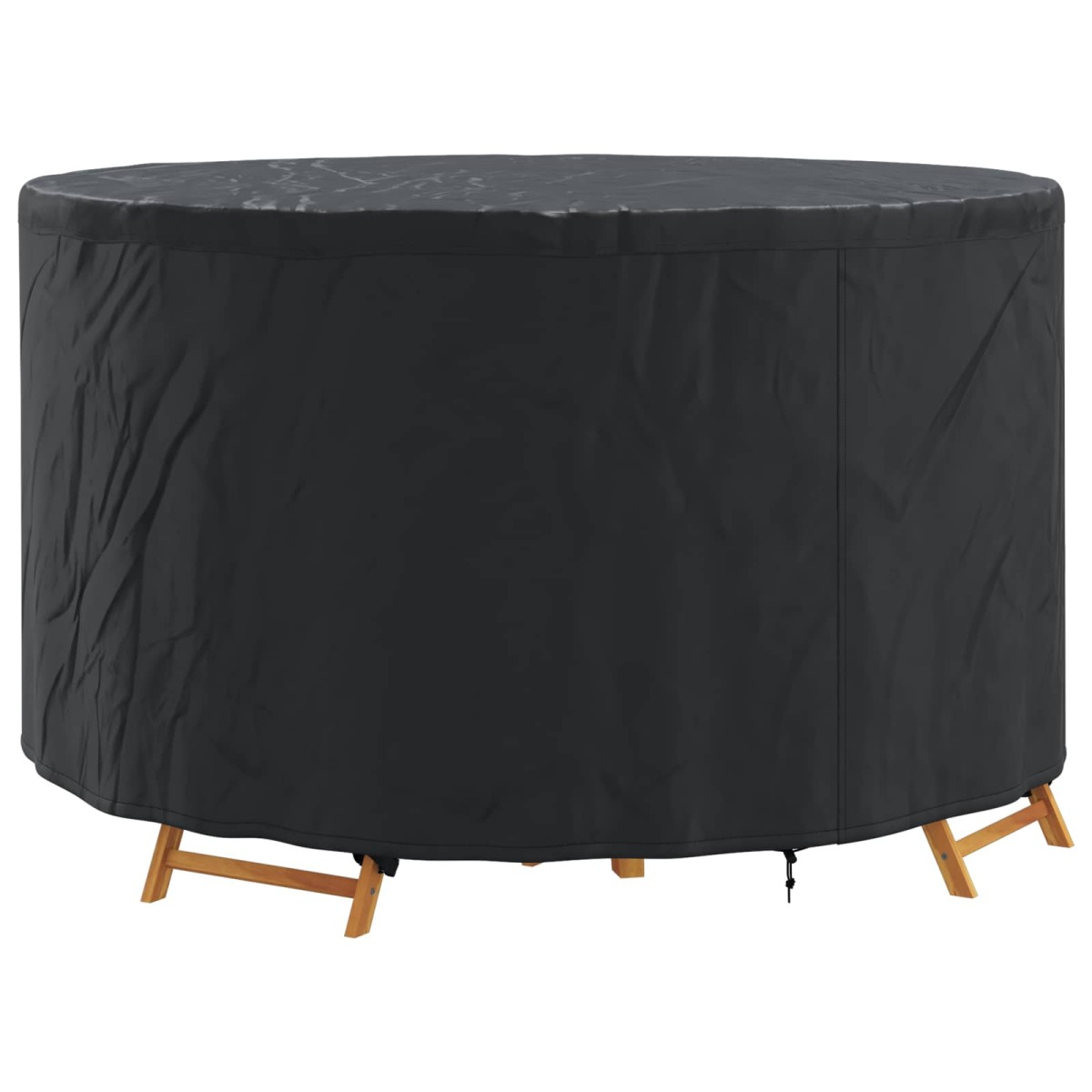vidaXL Κάλυμμα επίπλων Μαύρο 157 x 157 x 71 εκ. Ύφασμα Oxford 210D
